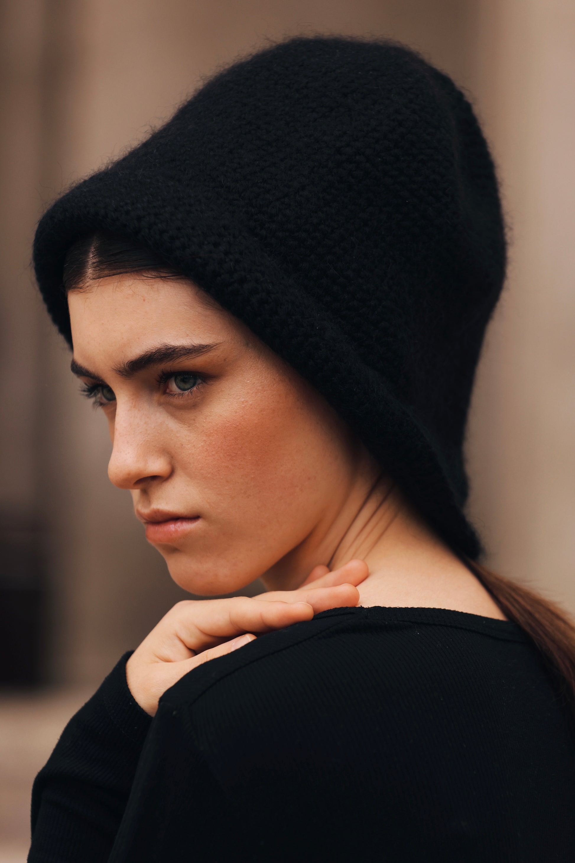 MOHAIR COTTON CROCHET BUCKET