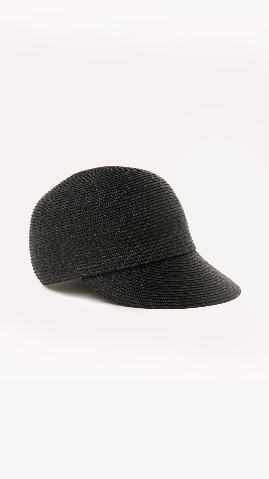BLACK STRAW CAP