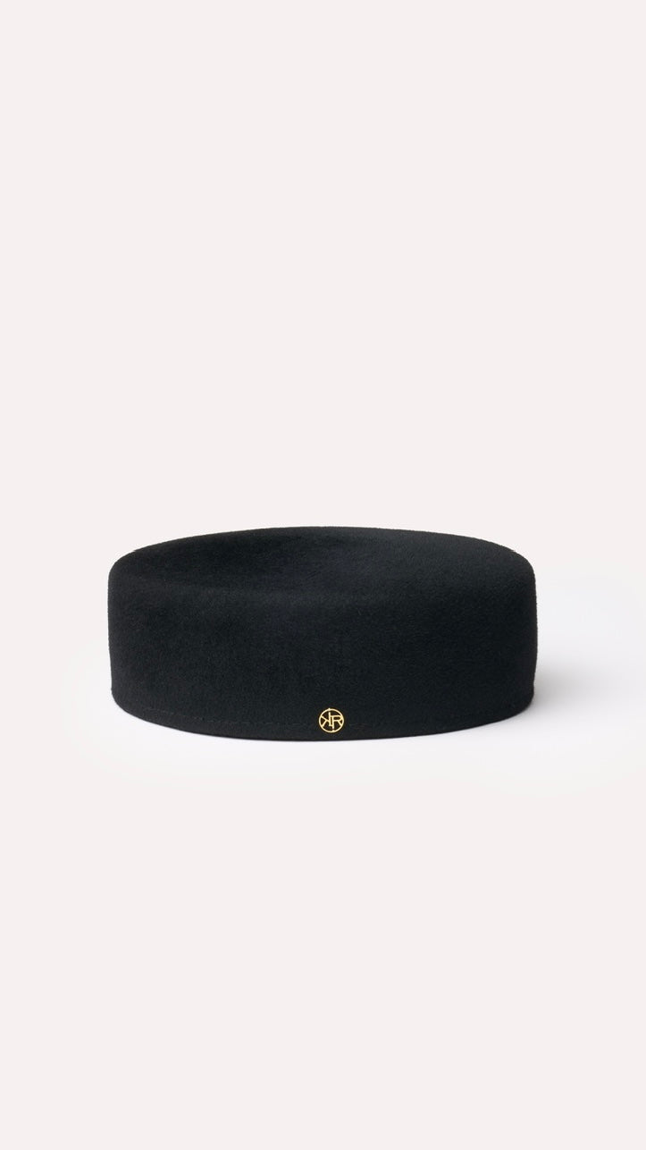 VELOURS FELT COCKTAIL PILLBOX