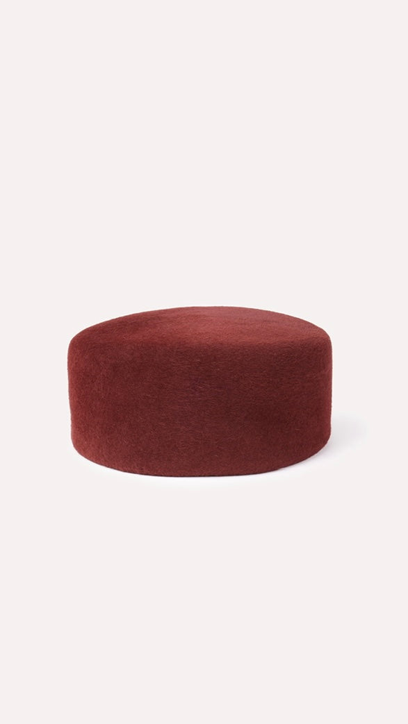 VELOUS FELT PILLBOX
