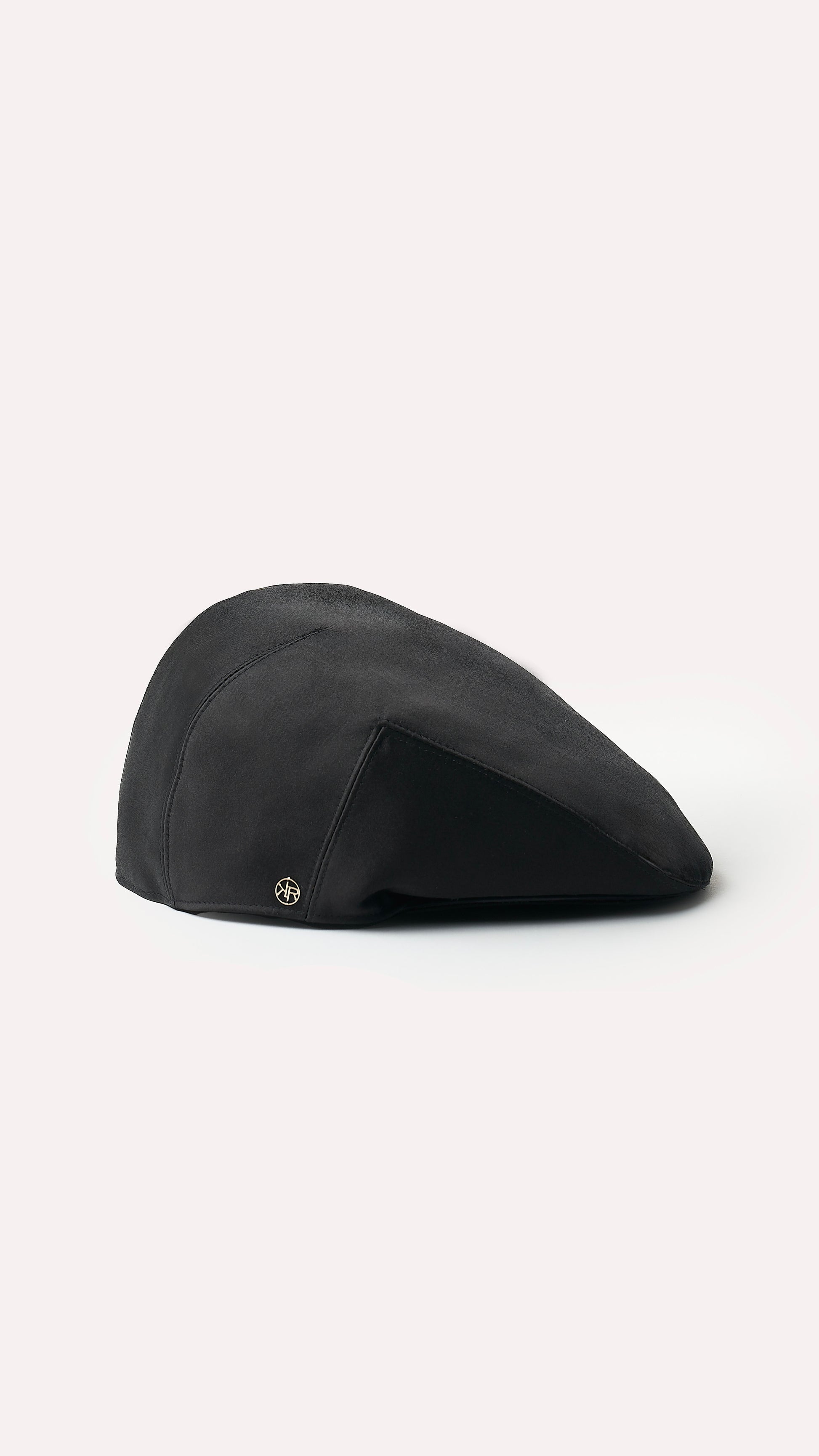 SATIN SILK FLAT CAP