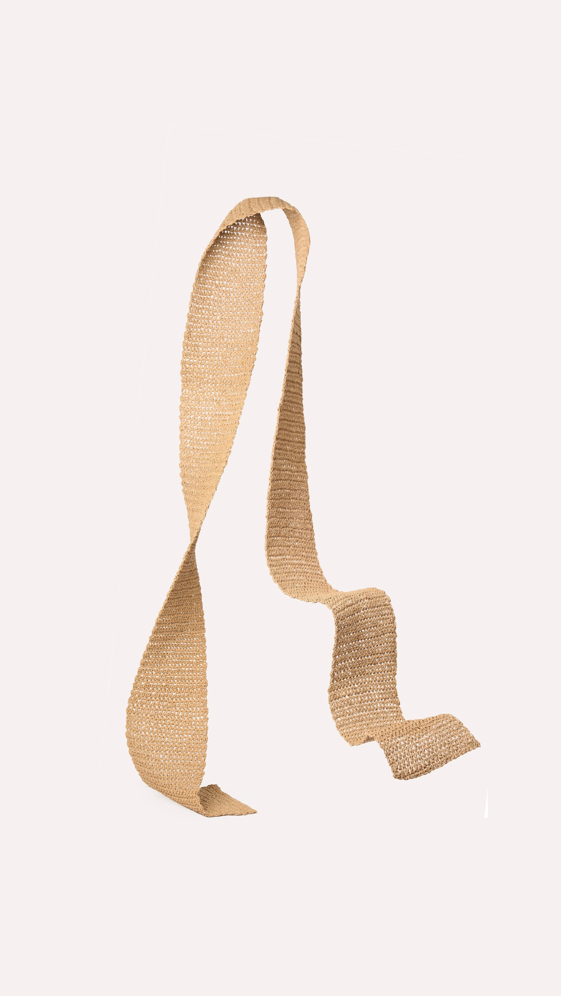 CROCHET RAFFIA SCARF